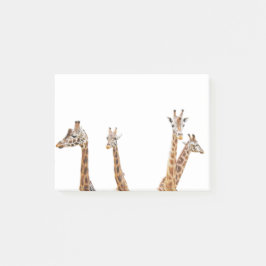 Notas Post-it® Giraffe Fun Photo - Cuatro sesiones de Giraffe