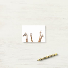 Notas Post-it® Giraffe Fun Photo - Cuatro sesiones de Giraffe