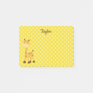 Notas Post-it® Giraffe Polka Dot Cuteness