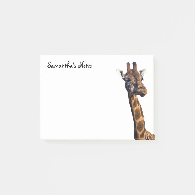 Notas Post-it® Giraffe Post-It Notes (Anverso)