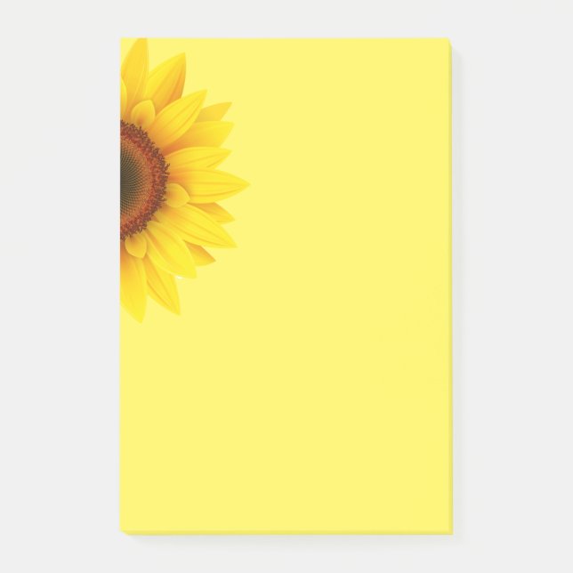 Notas Post-it® Girasol (Anverso)
