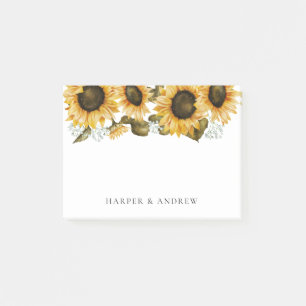 Notas Post-it® Girasol amarillo