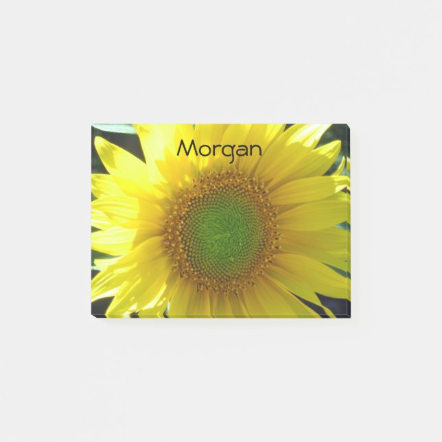 Notas Post-it® Girasol amarillo brillante (Anverso)