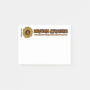Notas Post-it® Girasol/Awareness...RSD/CRPS