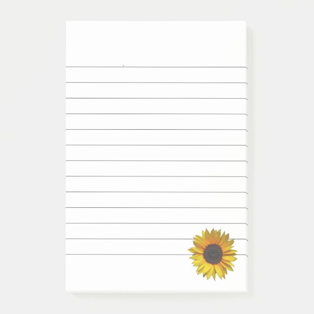 Notas Post-it® Girasol Lining (Anverso)