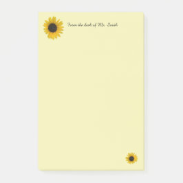 Notas Post-it® Girasol personalizado