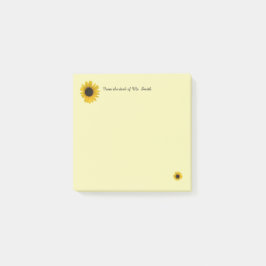 Notas Post-it® Girasol personalizado