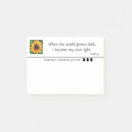 Notas Post-it® Girasol radiante Pixel Light