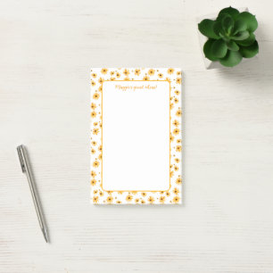 Notas Post-it® Girasol ruso personalizado
