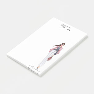 Notas Post-it® Girl boss notepad
