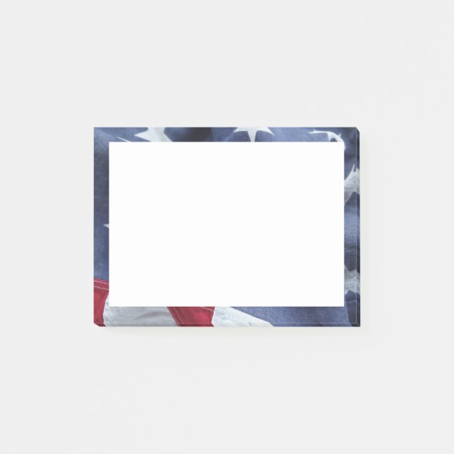 Notas Post-it® Giro de la bandera estadounidense (Anverso)