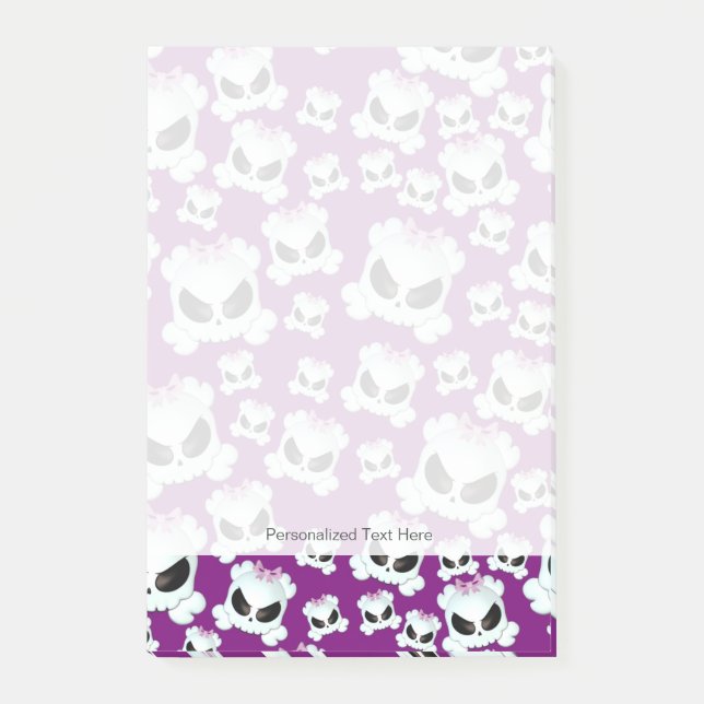 Notas Post-it® Girona Skullz (Anverso)