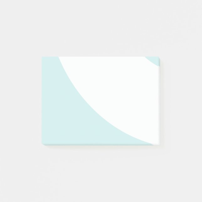 Notas Post-it® Giros azules y blancos claros (Anverso)