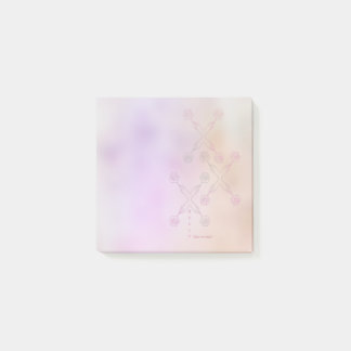 Notas Post-it® Giving flowers(pattern)