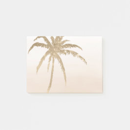 Notas Post-it® Glam Gold Palm Tropical Palm