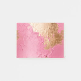 Notas Post-it® Glam Pink and Gold