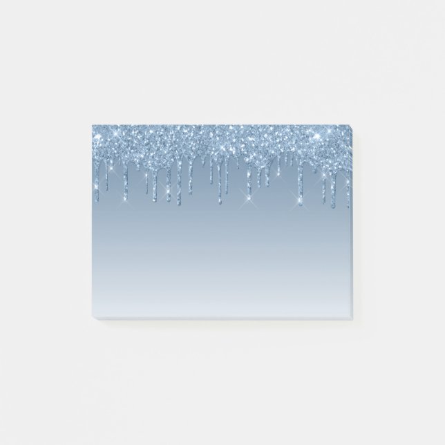 Notas Post-it® Glam & Purpurina Drip (Anverso)