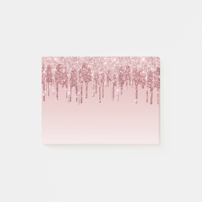 Notas Post-it® Glam & Purpurina Drip (Anverso)