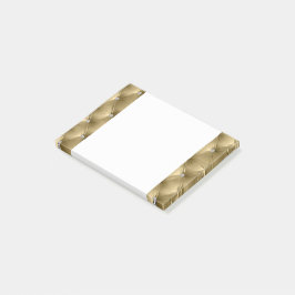 Notas Post-it® Glam Soft Warm Gold Faux Velvet