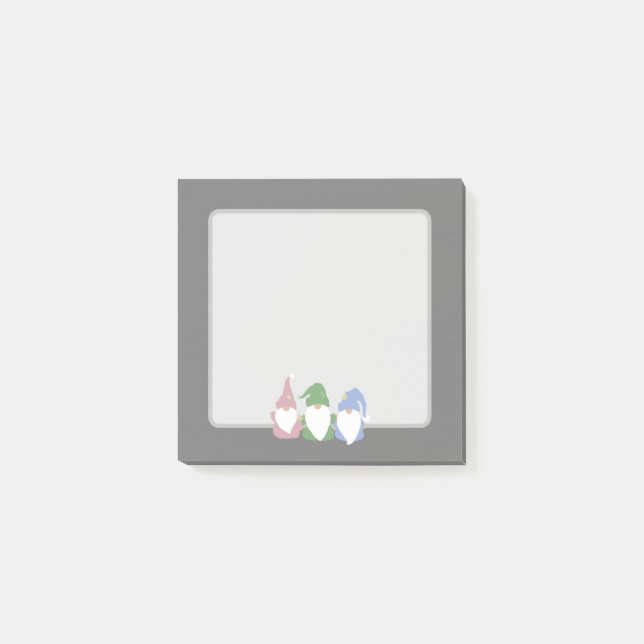 Notas Post-it® Gnomes Three (Anverso)