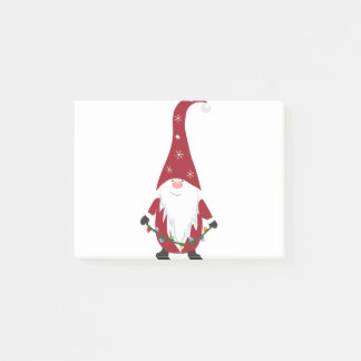 Notas Post-it® gnomo rojo