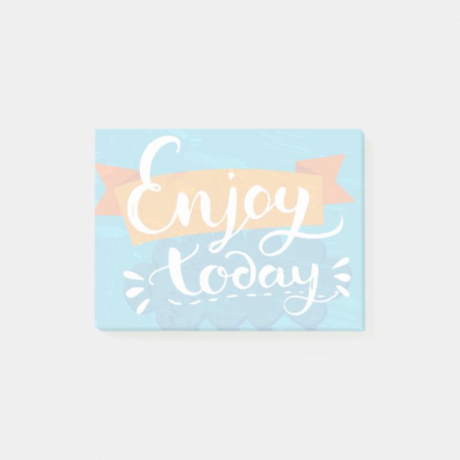 Notas Post-it® Goce hoy (Anverso)