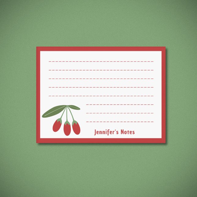 Notas Post-it® Goji Berries (Goji Berries Post-it Notes)