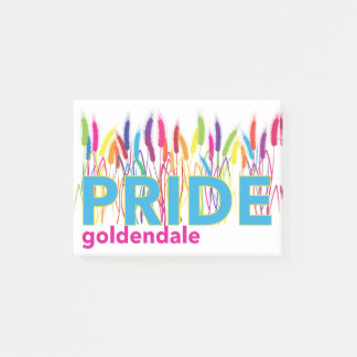 Notas Post-it® Goldendale PRIDE Swag