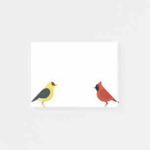 Notas Post-it® Goldfinch Y Cardinal