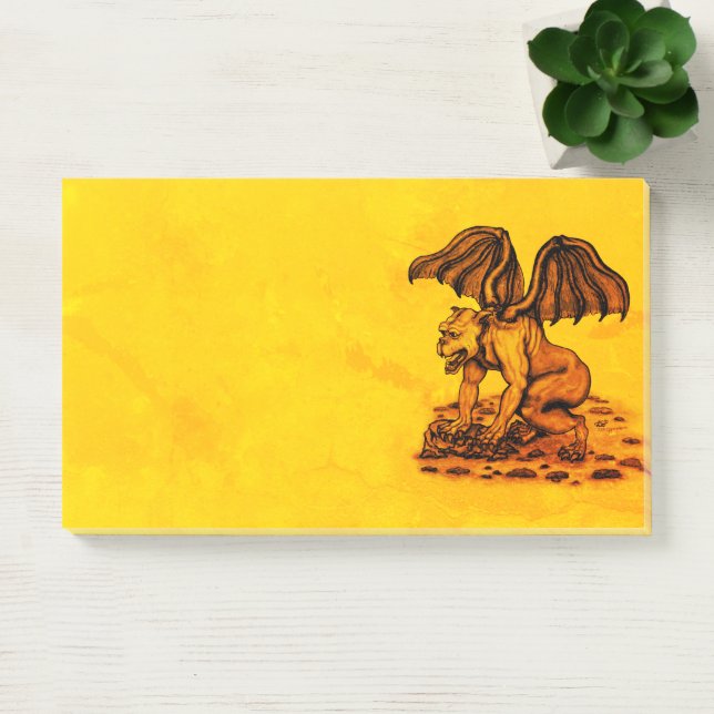 Notas Post-it® Golem Gargoyle (Oficina)