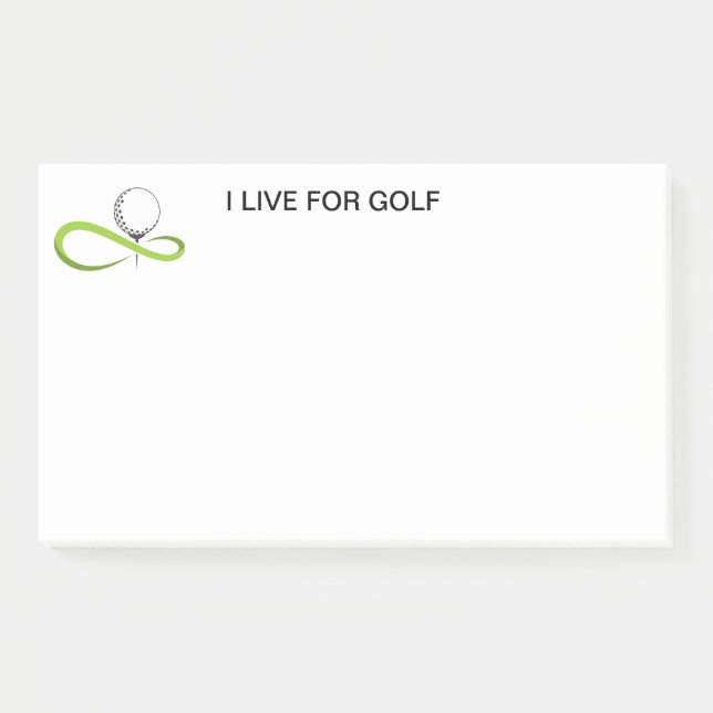 Notas Post-it® Golf Post it Notes (Anverso)