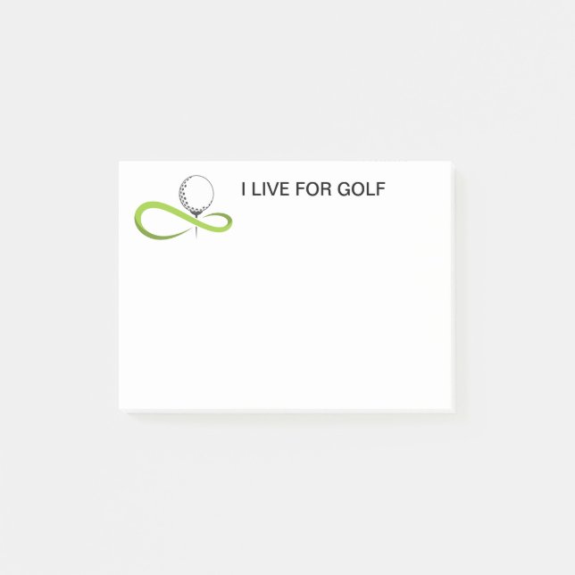 Notas Post-it® Golf Post it Notes (Anverso)