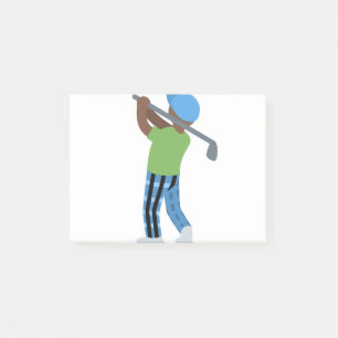 Notas Post-it® golfista