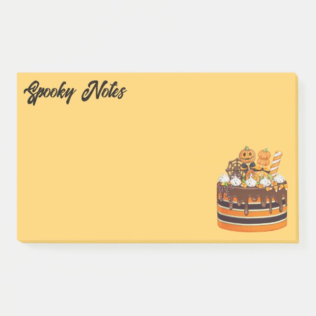 Notas Post-it® Golosinas espeluznantes de Halloween (Anverso)