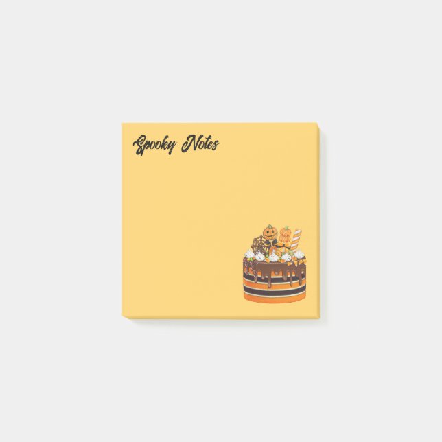 Notas Post-it® Golosinas espeluznantes de Halloween (Anverso)