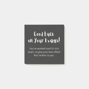 Notas Post-it® Good Luck on Your Exams!