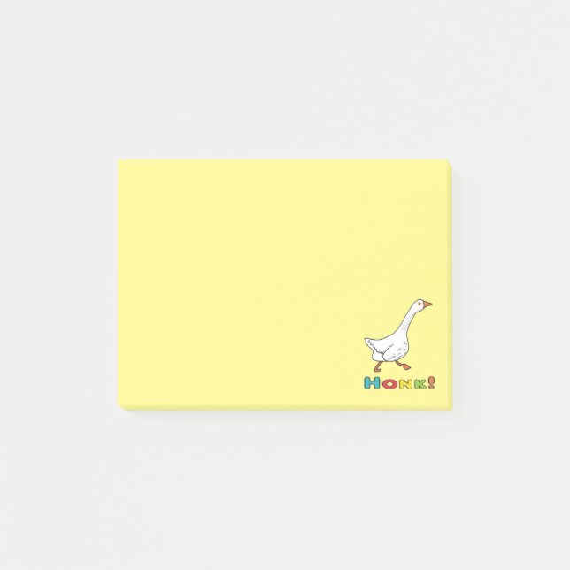 Notas Post-it® Goose Honk (Anverso)