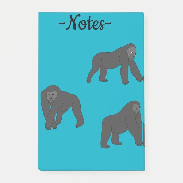 Notas Post-it® Gorilas (Anverso)