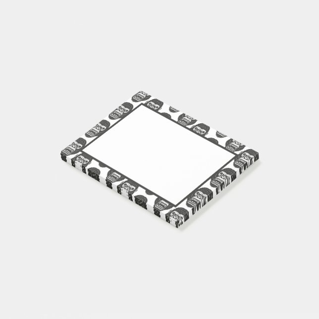 Notas Post-it® Gorilas Post-It Notes (En perspectiva)