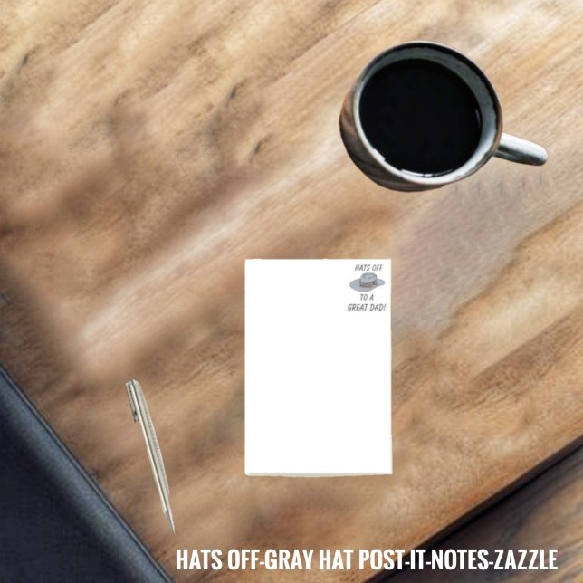 Notas Post-it® Gorras Gorra fuera de gris (Subido por el creador)