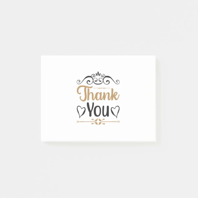 Notas Post-it® Gracias (Anverso)