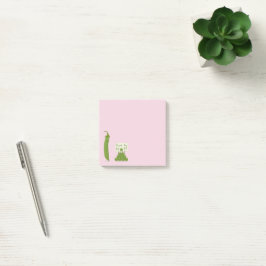 Notas Post-it® Gracias Mamá Saludo con Vaina de Guisantes y Guisa