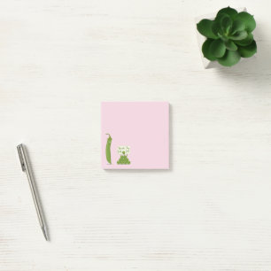 Notas Post-it® Gracias Mamá Saludo con Vaina de Guisantes y Guisa