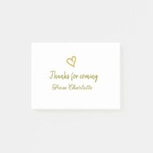 gracias por venir agregar nombre mensaje de texto