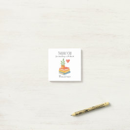 Notas Post-it® Gracias Profesor - Sincera Apreciación Regalo -