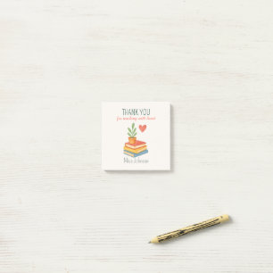 Notas Post-it® Gracias Profesor - Sincera Apreciación Regalo -