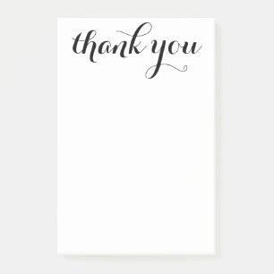 Notas Post-it® Gracias Script 4 x 6