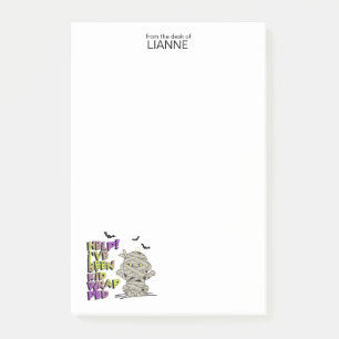 Notas Post-it® Graciosa bebé de mamá envuelta infantil Green ID68