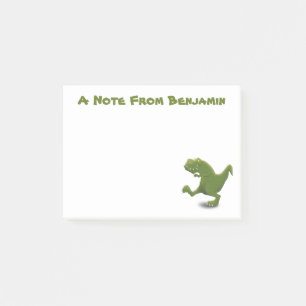 Notas Post-it® Graciosa ilustración del personalizado de dinosaur