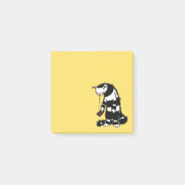 Notas Post-it® Gracioso Chocolate Cat Lover - Tinta Dibujada Gato